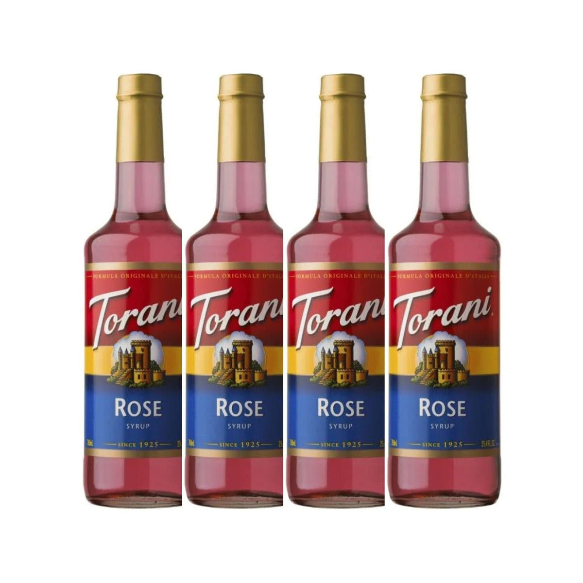 Torani Rose Syrup (750ml x 4 Bottles) 1 - The Kitchen Barista