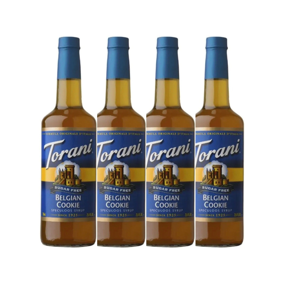 Torani Sugar Free Belgian Cookie Syrup (750ml x 4 Bottles) 1 - The Kitchen Barista