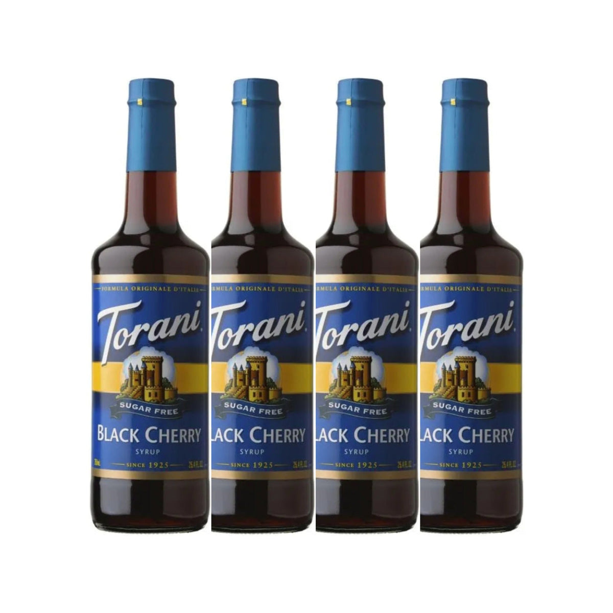 Torani Sugar Free Black Cherry Syrup (750ml x 4 Bottles) 1 - The Kitchen Barista