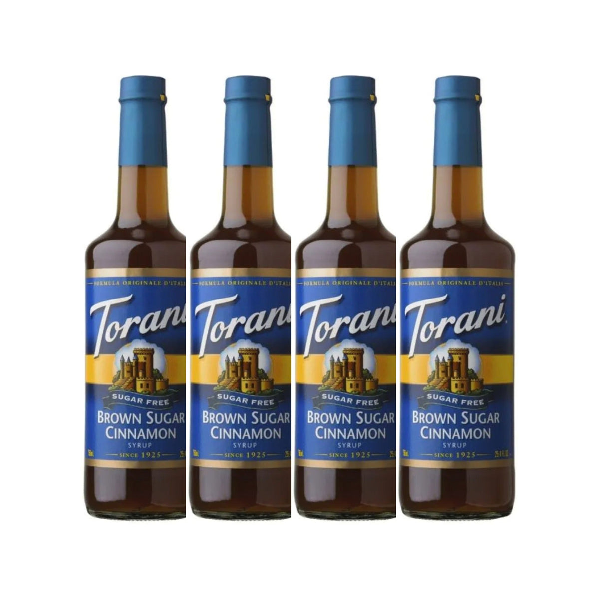 Torani Sugar Free Brown Sugar Cinnamon Syrup (750ml x 4 Bottles) 1 - The Kitchen Barista