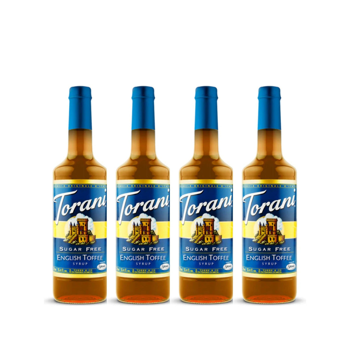 Torani Sugar Free English Toffee Syrup (750ml x 4 Bottles) 1 - The Kitchen Barista