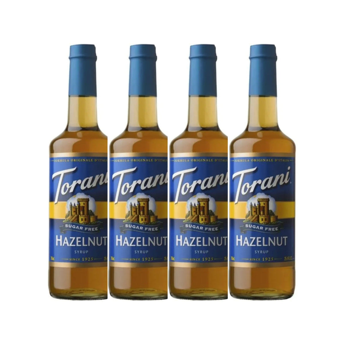 Torani Sugar Free Hazelnut Syrup (750ml x 4 Bottles) 1 - The Kitchen Barista