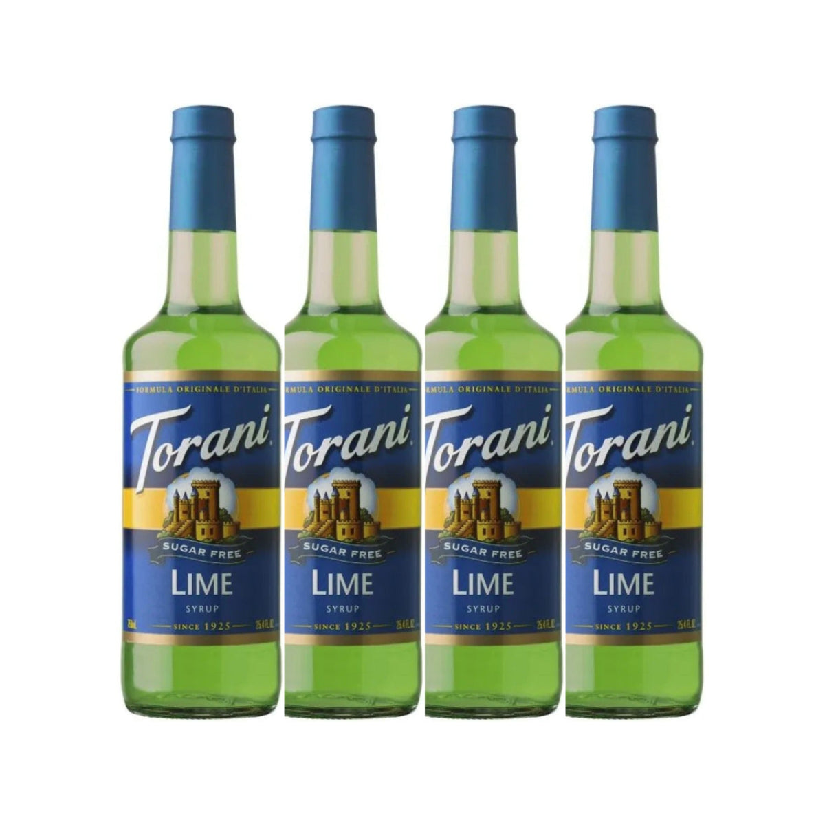 Torani Sugar Free Lime Syrup (750ml x 4 Bottles) 1 - The Kitchen Barista
