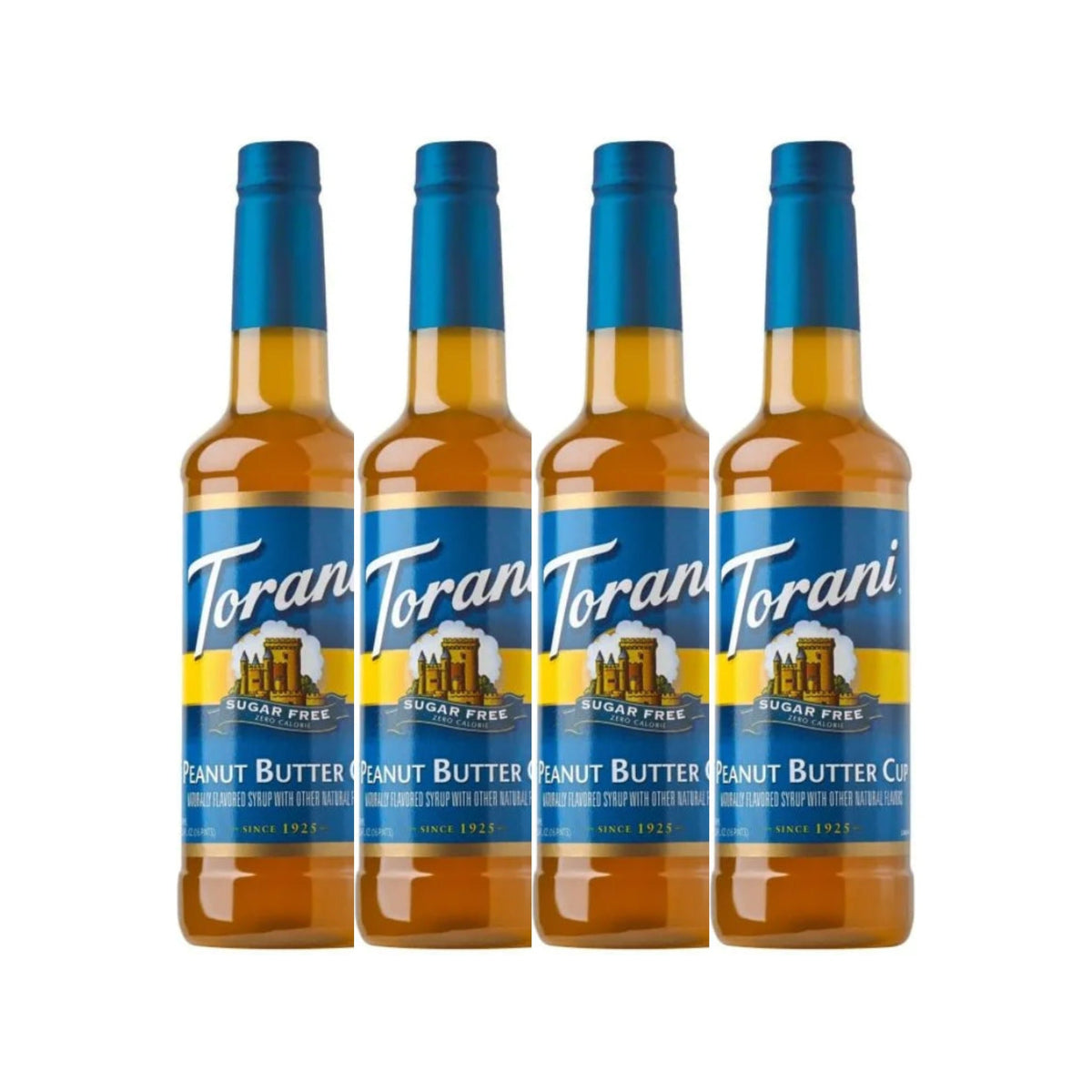 Torani Sugar Free Peanut Butter Cup Syrup (750ml x 4 Bottles) 1 - The Kitchen Barista