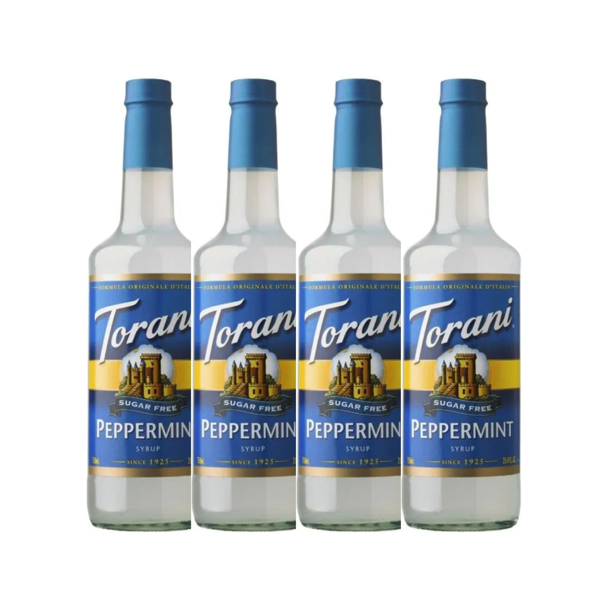 Torani Sugar Free Peppermint Syrup (750ml x 4 Bottles) 1 - The Kitchen Barista