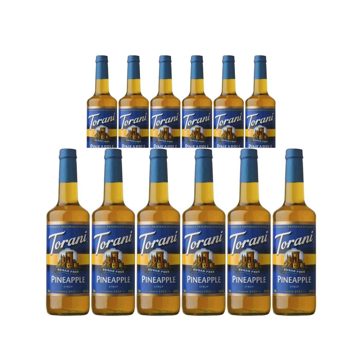 Torani Sugar Free Pineapple Syrup (750ml x 12 Bottles) 1 - The Kitchen Barista
