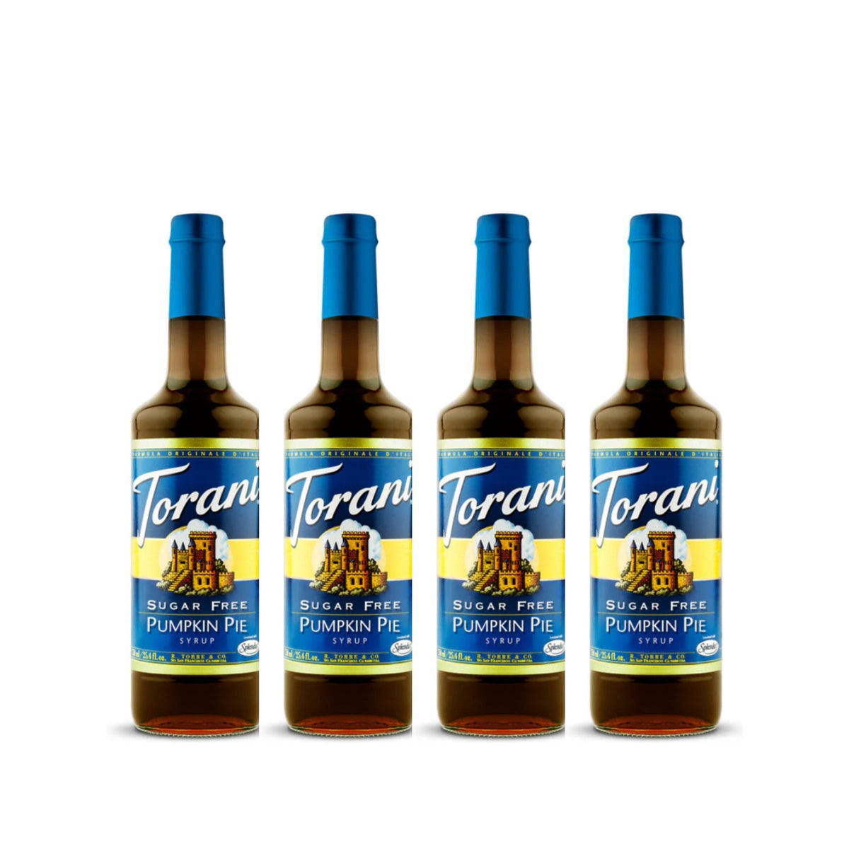 Torani Sugar Free Pumpkin Pie Syrup (750ml x 4 Bottles) 1 - The Kitchen Barista
