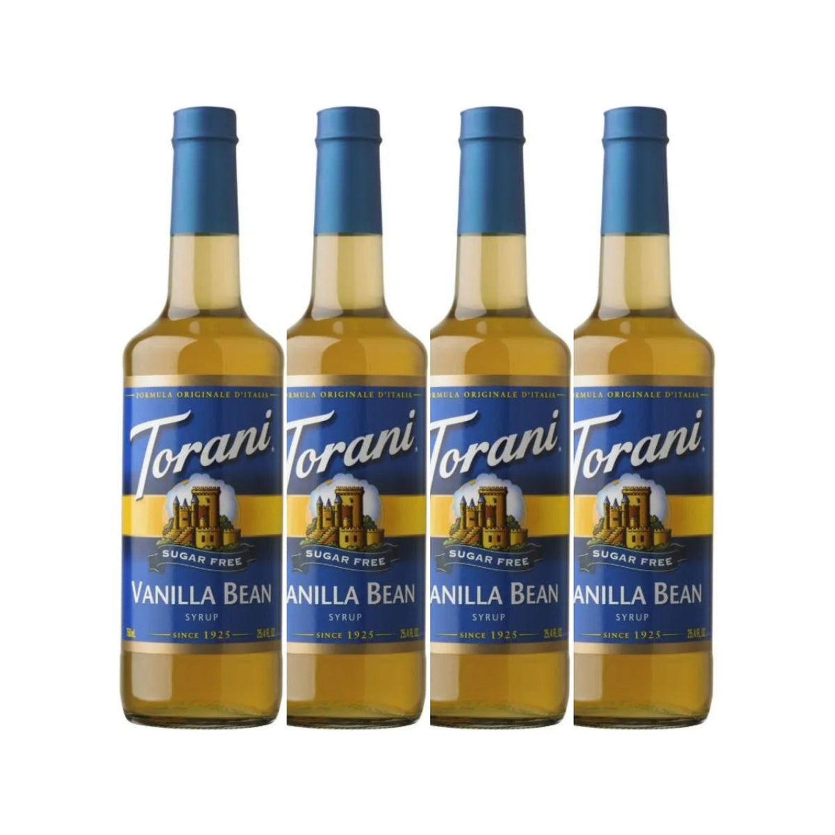 Torani Sugar Free Vanilla Bean Syrup (750ml x 4 Bottles) 1 - The Kitchen Barista