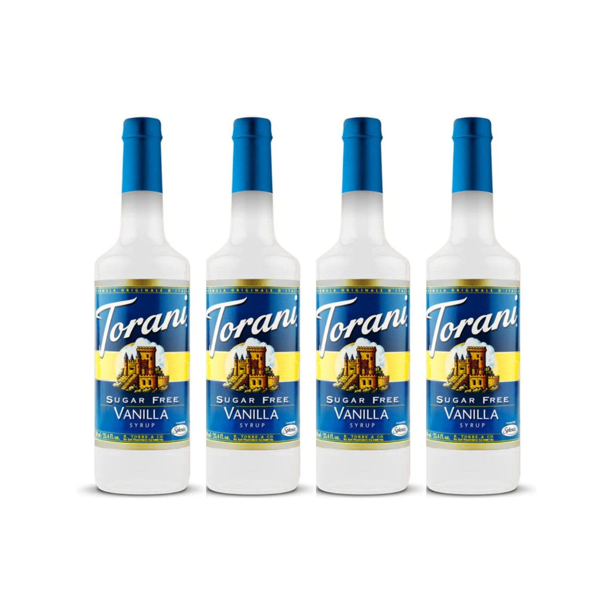 Torani Sugar Free Vanilla Syrup (750ml x 4 Bottles) 1 - The Kitchen Barista