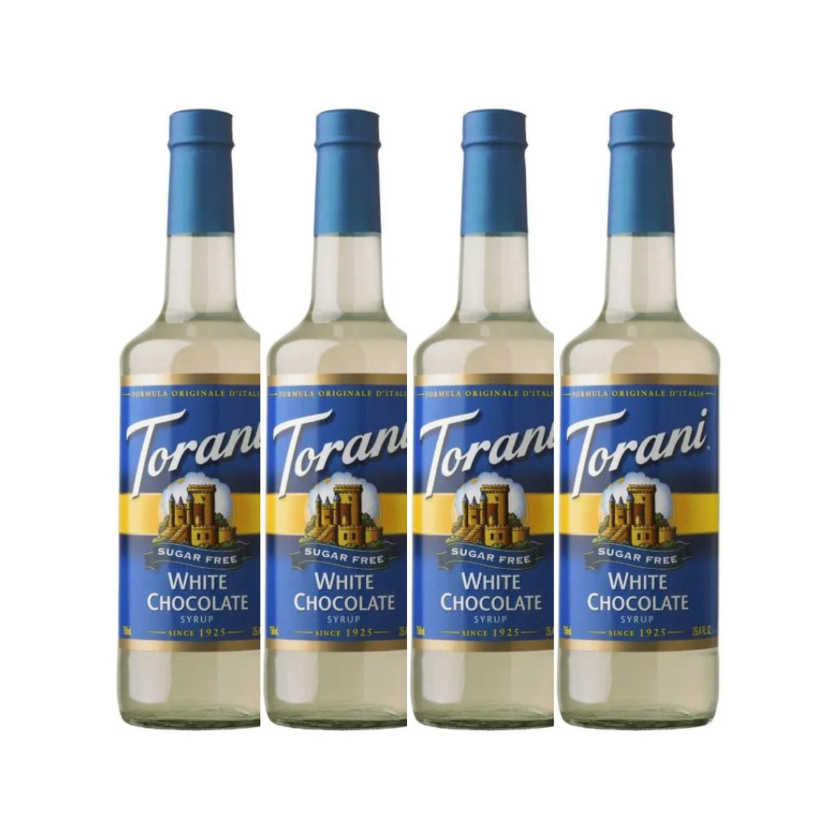 Torani Sugar Free White Chocolate Syrup (750ml x 4 Bottles) 1 - The Kitchen Barista