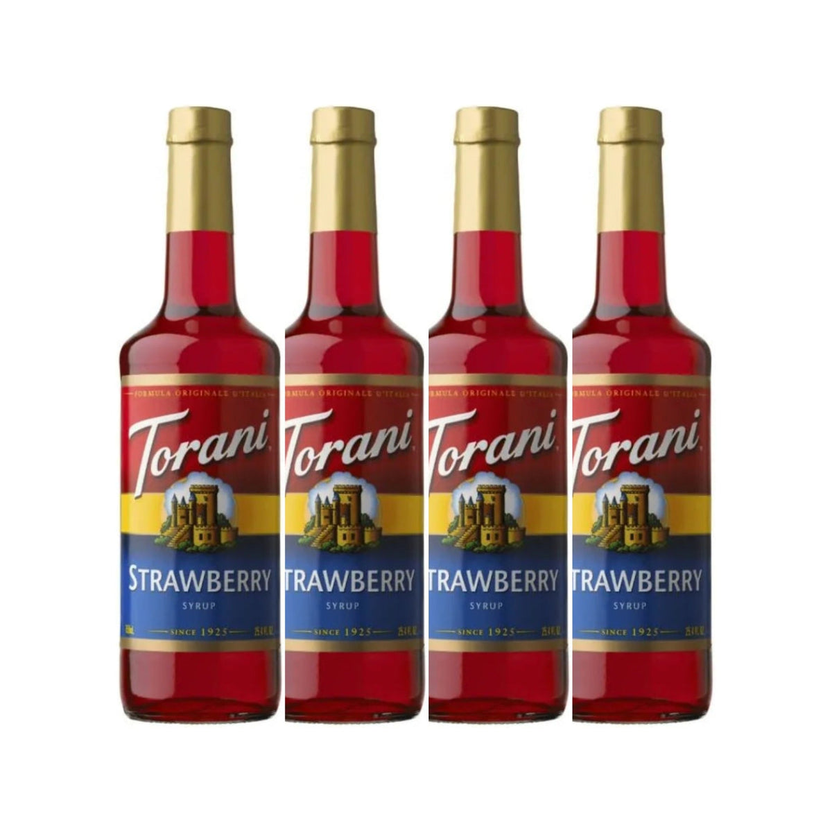 Torani Strawberry Syrup (750ml x 4 Bottles) 1 - The Kitchen Barista