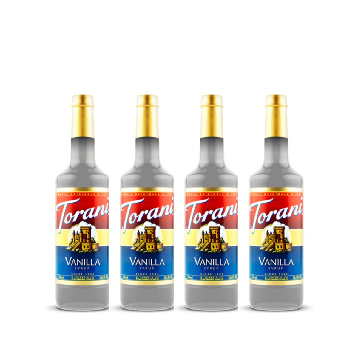 Torani Vanilla Syrup (750ml x 4 Bottles) 1 - The Kitchen Barista