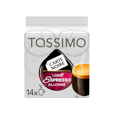 Tassimo Carte Noire Long Espresso Roast Coffee Single Serve T-Discs (Pack Of 14)