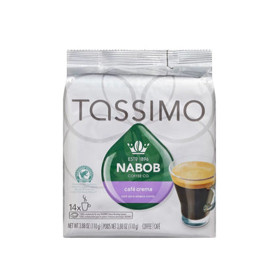 Tassimo Nabob Cafe Crema Single Serve T-Discs (Pack Of 14)