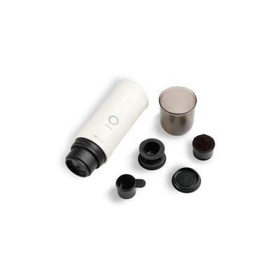 Outin Nano Portable Electric Espresso Machine (Pearl White)