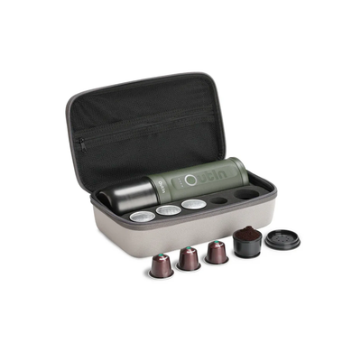 Outin Nano Portable Electric Espresso Travel Kit (Forest Green)