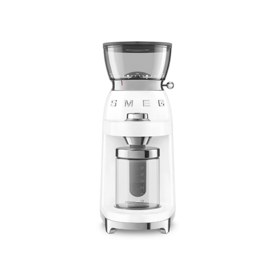 Smeg 50's Style Aesthetic Coffee Grinder CGF03WHUS (White)