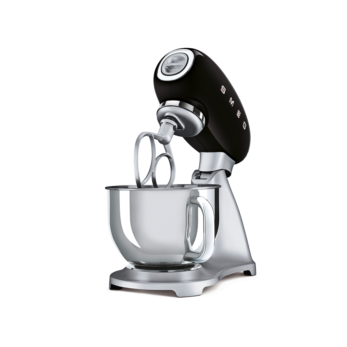 Robot pâtissier Smeg style années 50 SMF04BLUS (Noir)