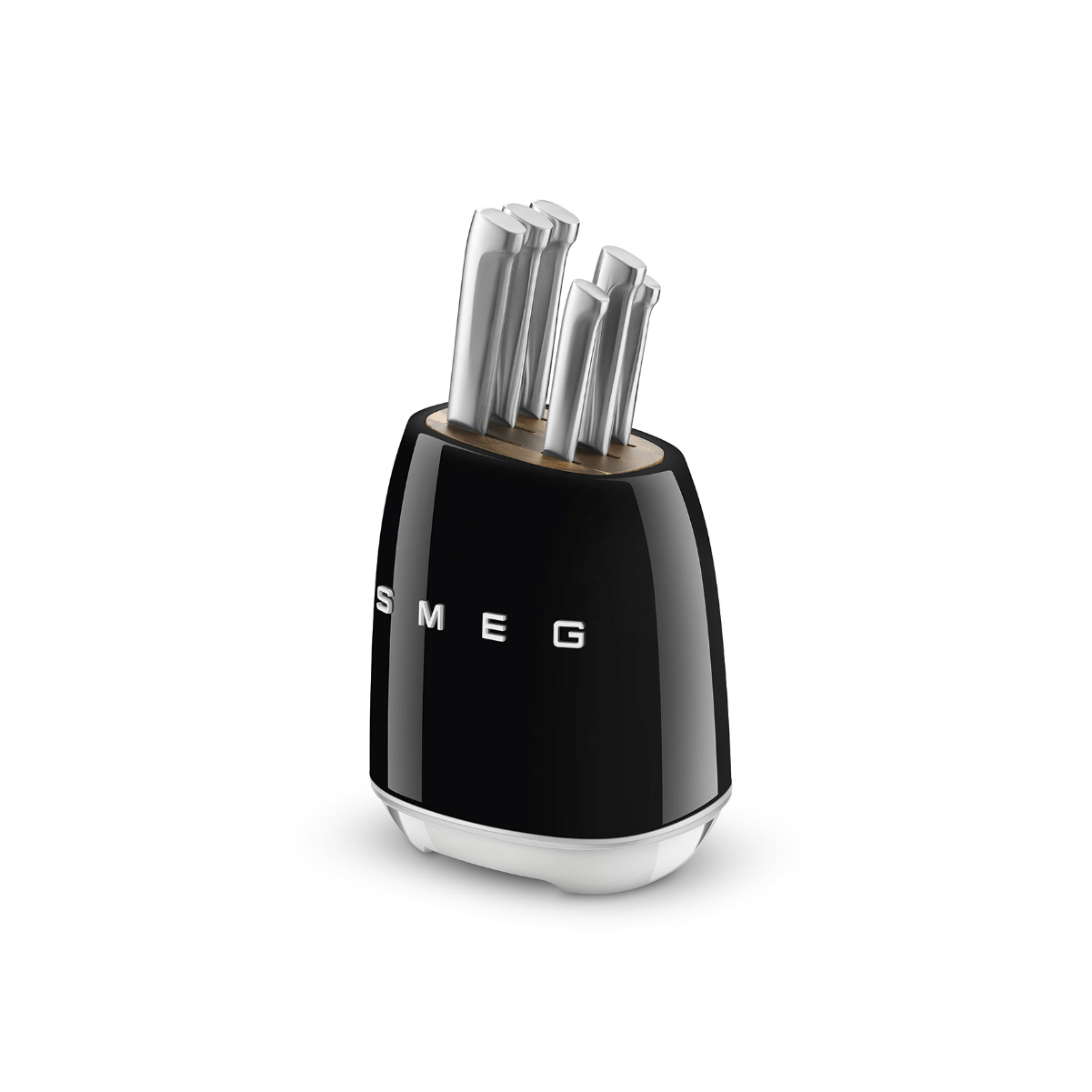 Smeg 7-Piece Knife Block Set KBSF02BL (Black)