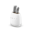 Bloc de couteaux Smeg 7 pièces KBSF02WH (Blanc)