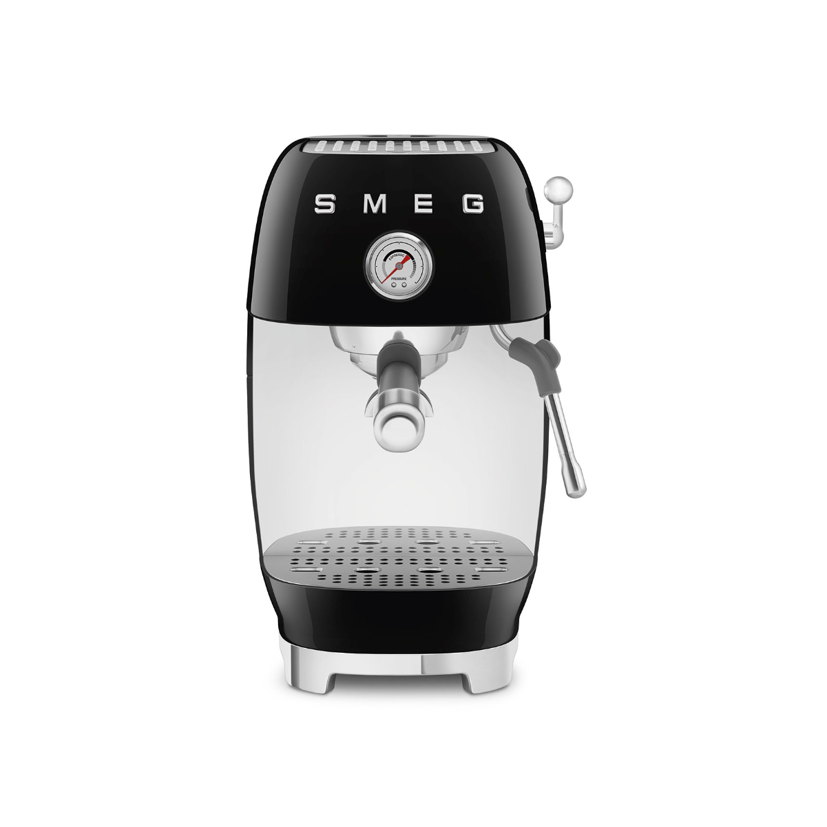 Smeg Manual Espresso Coffee Machine with Cold Brew ECF03BLUS (Black)