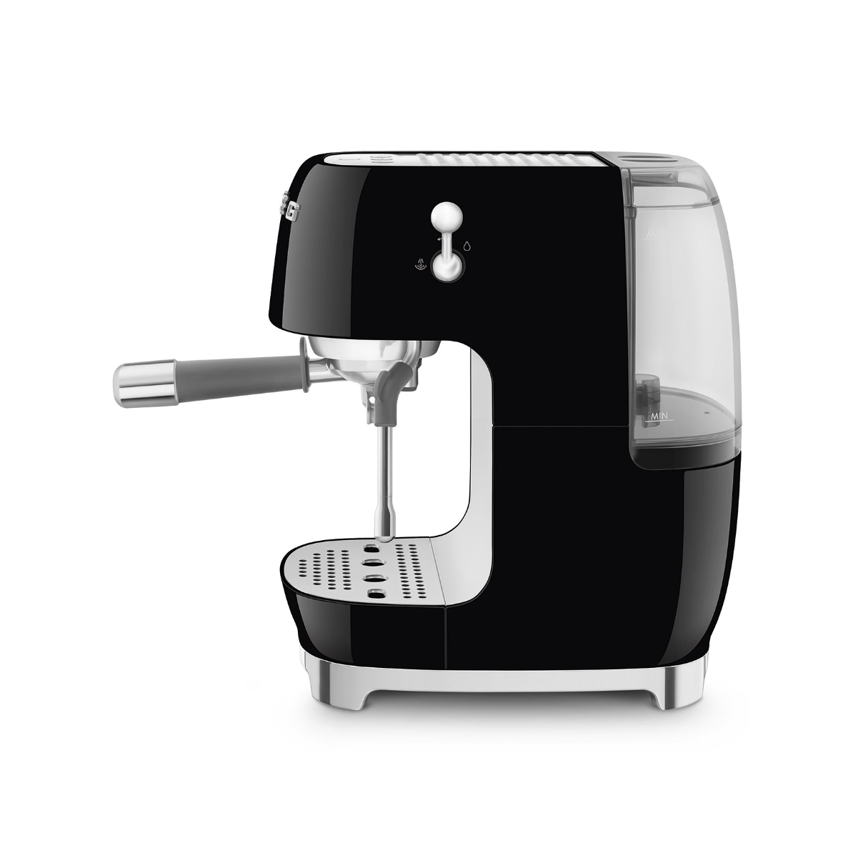 Smeg Manual Espresso Coffee Machine with Cold Brew ECF03BLUS (Black)