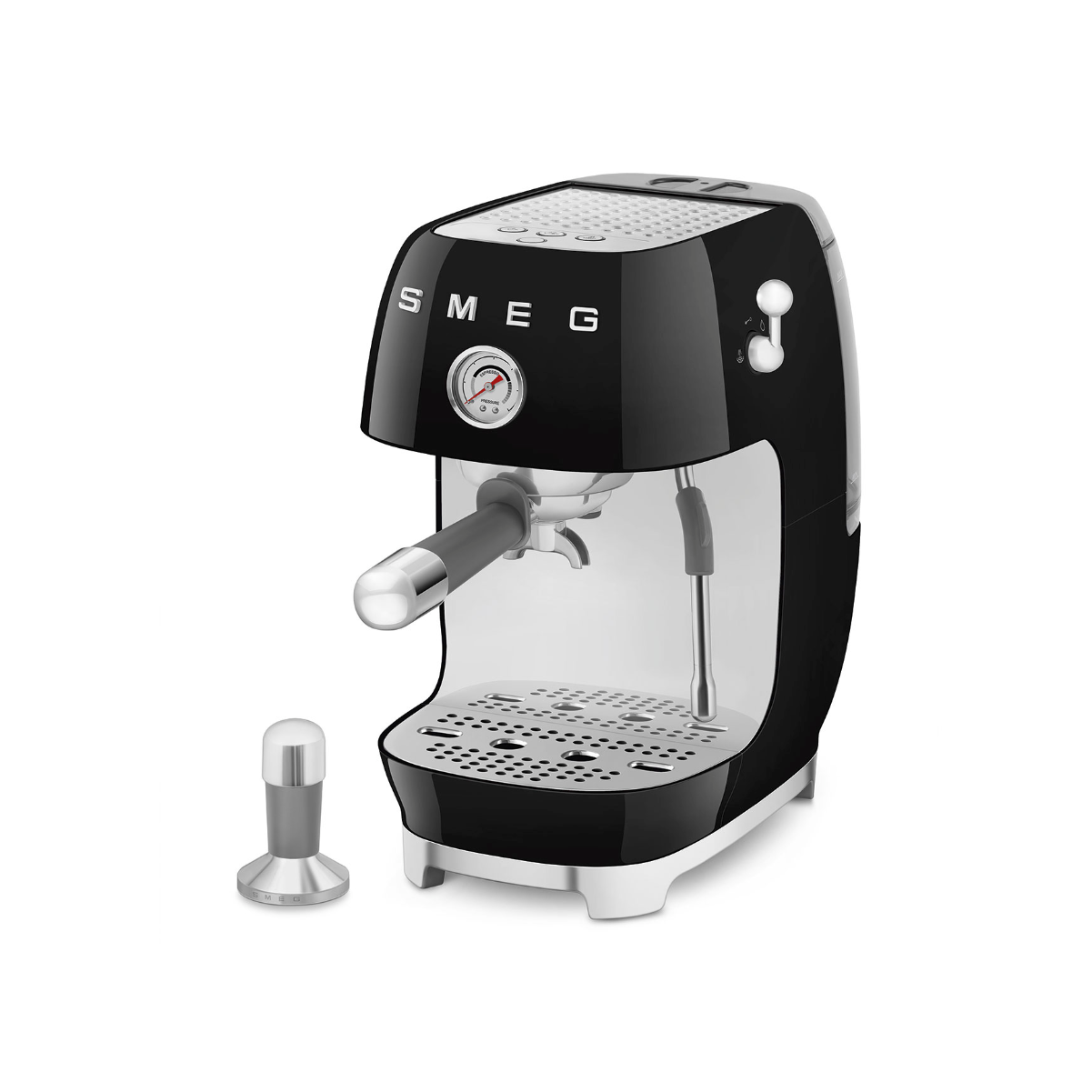 Smeg Manual Espresso Coffee Machine with Cold Brew ECF03BLUS (Black)