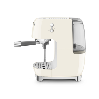 Smeg Manual Espresso Coffee Machine with Cold Brew ECF03CRUS (Cream)