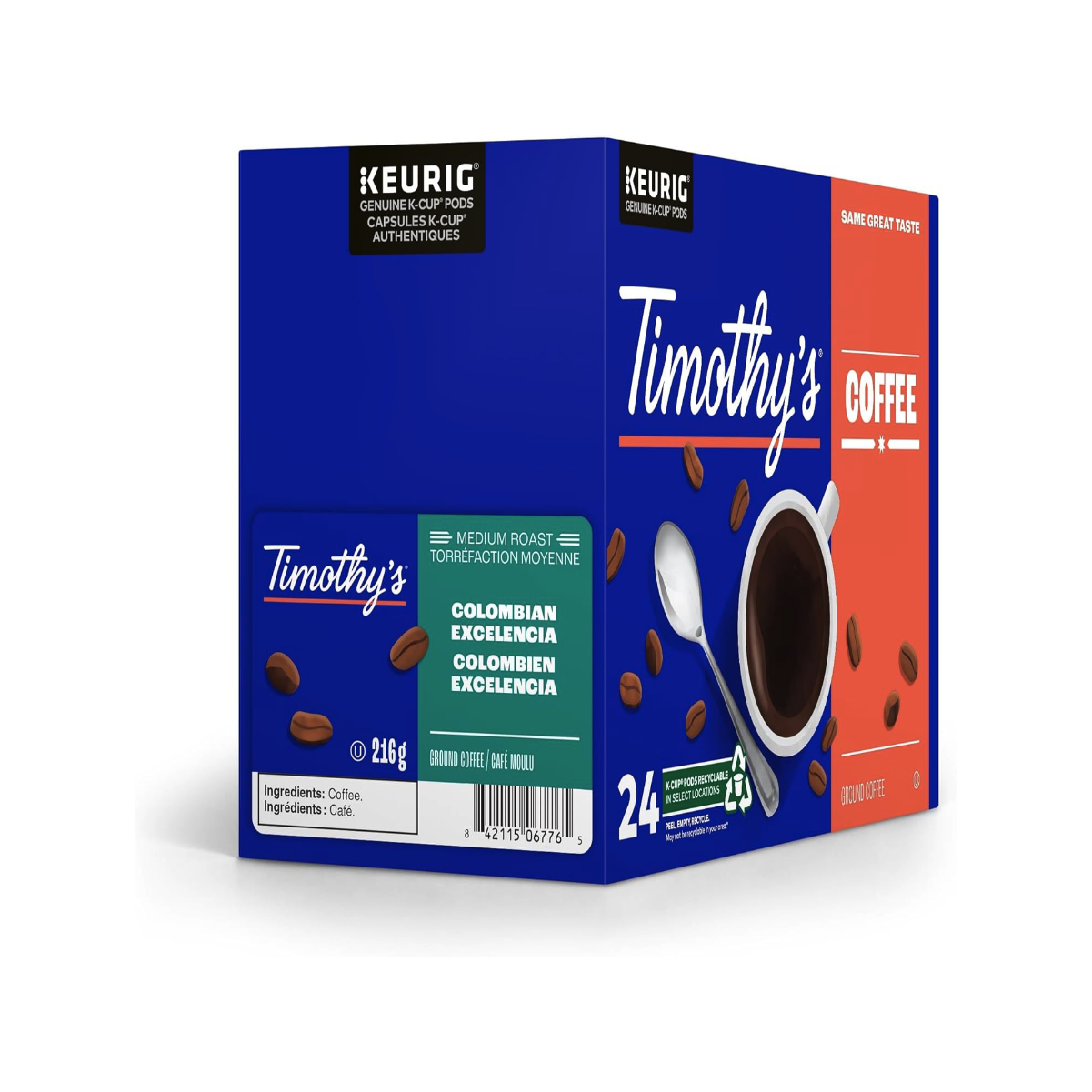 Timothy's-ColombianExcelencia-K-CupPods-TheKitchenBarista