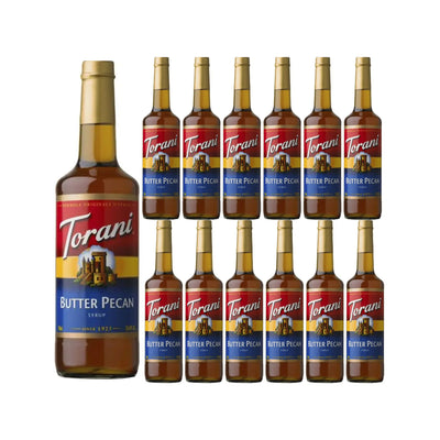 Torani Butter Pecan Syrup (750ml x 12 Bottles)