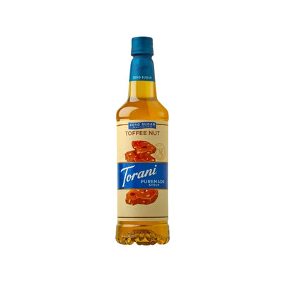 Torani Puremade Zero Sugar Toffee Nut Syrup (750ml)