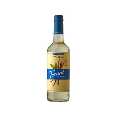 Torani Puremade Zero Sugar Vanilla Syrup (750ml)