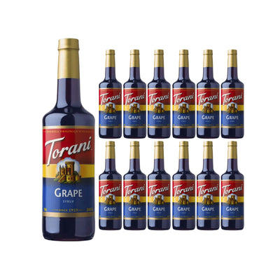 Torani Grape Syrup (750ml x 12 Bottles)