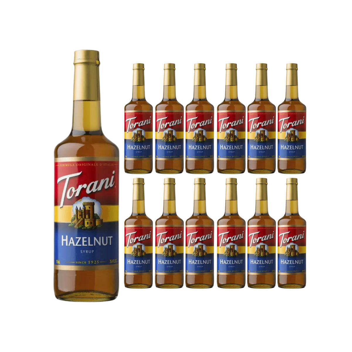 Torani Hazelnut Syrup (750ml x 12 Bottles)