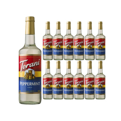 Torani Peppermint Syrup (750ml x 12 Bottles)