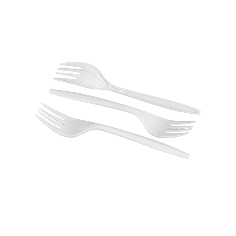 Touch Individually Wrapped Disposable Forks (Pack of 1000) The