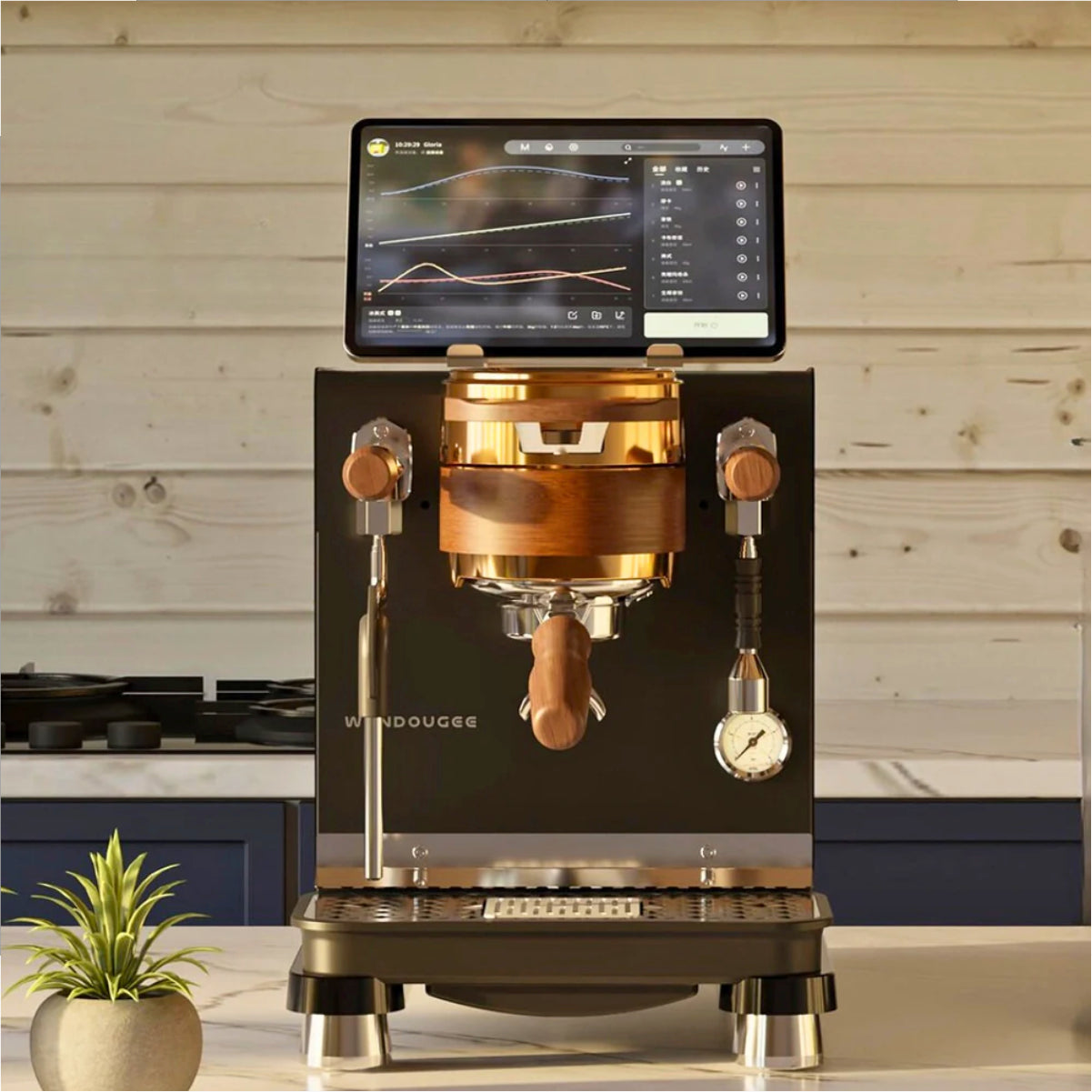 WENDOUGEE Data S Espresso Machine (120V) (Reservoir/Direct Plumb)