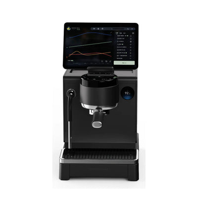 WENDOUGEE Lita Dual Boiler Espresso Machine (Black) (w/ Hot Water Spout)