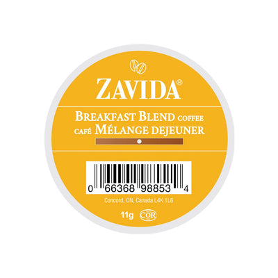 Zavida Breakfast Blend Single-Serve Pods