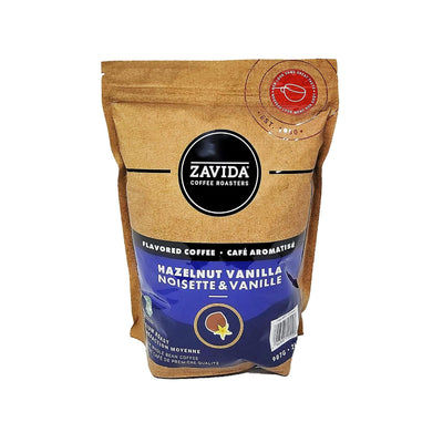 Zavida Hazelnut Vanilla Whole Bean Coffee (907g)