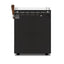 Ascaso Steel Duo Plus V2.5 PID Dual Thermoblock Espresso Machine in black, rear view with ventilation grilles