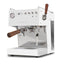 Ascaso Steel Duo Plus V2.5 PID Dual Thermoblock Espresso Machine in white, three-quarter front view