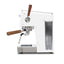 Ascaso Steel Duo Plus V2.5 PID Dual Thermoblock Espresso Machine in white, side profile showing the water reservoir