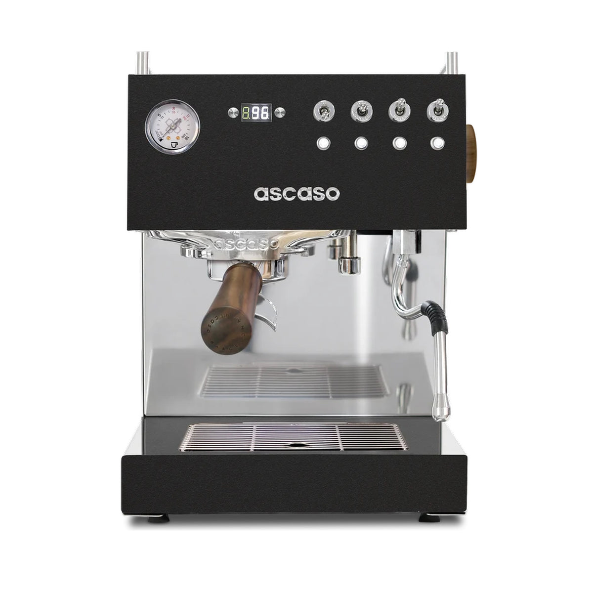 Ascaso Steel Duo V2.5 PID Dual Thermoblock Espresso Machine in black