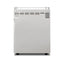 Ascaso Steel Duo V2.5 PID Dual Thermoblock Espresso Machine in inox stainless steel, rear view with ventilation grilles