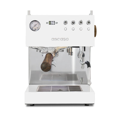 Ascaso Steel Duo V2.5 PID Dual Thermoblock Espresso Machine in white