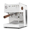 Ascaso Steel Duo V2.5 PID Dual Thermoblock Espresso Machine in white, three-quarter front angle