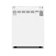 Ascaso Steel Duo V2.5 PID Dual Thermoblock Espresso Machine in white, rear view with ventilation grilles