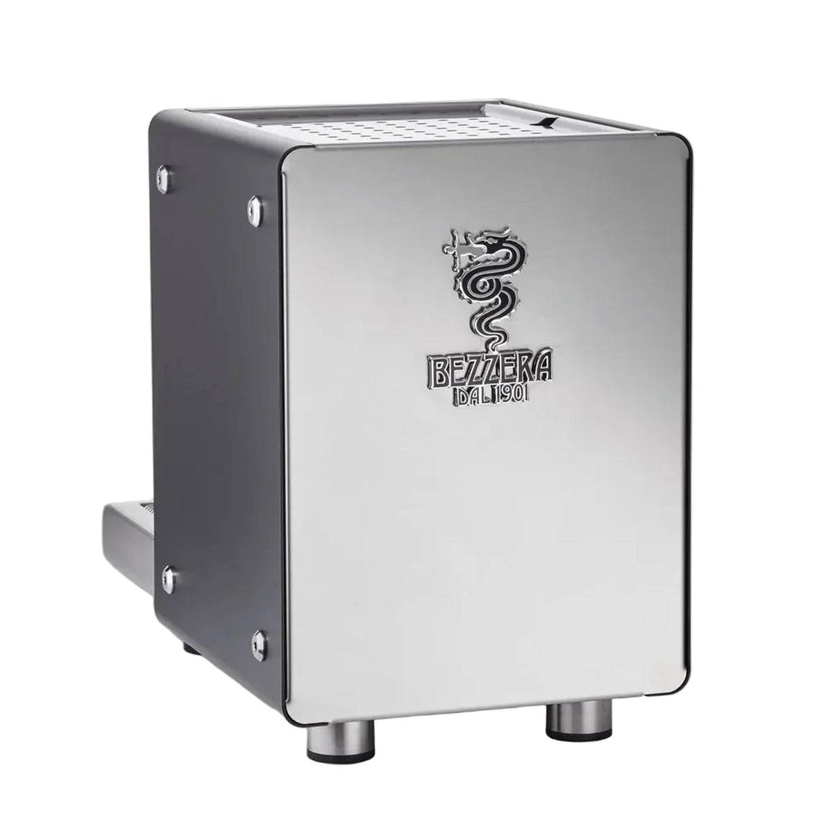Bezzera Nini PM Espresso machine in stainless steel, back