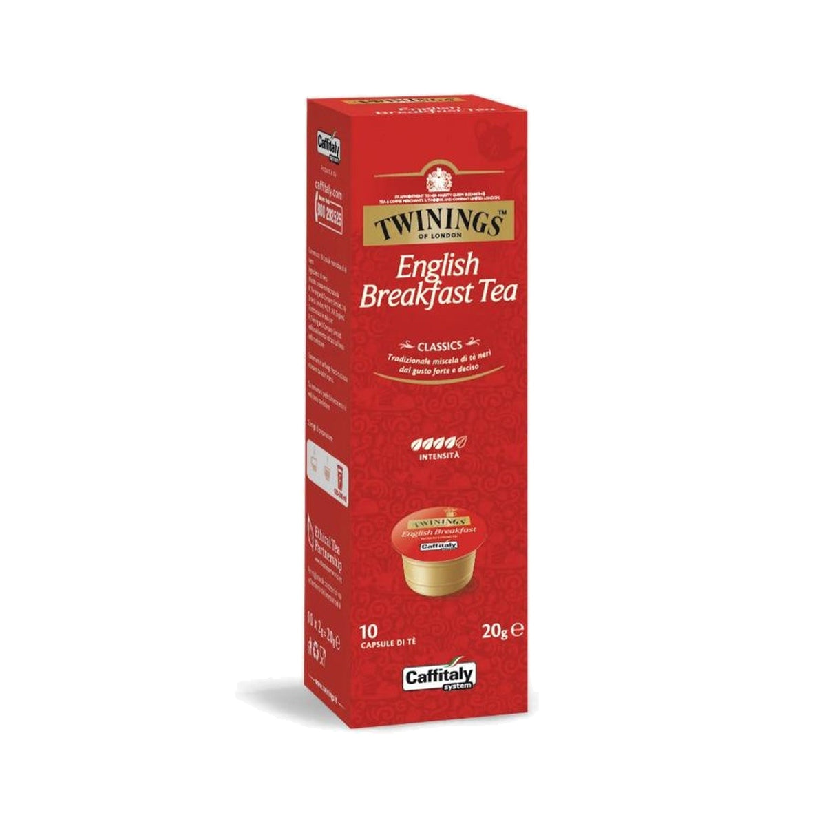 Caffitaly Twinings English Breakfast Tea Capsules (Pack Of 10)